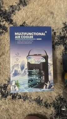 Personal Mini AC with Humidifier & LED - 3 Modes